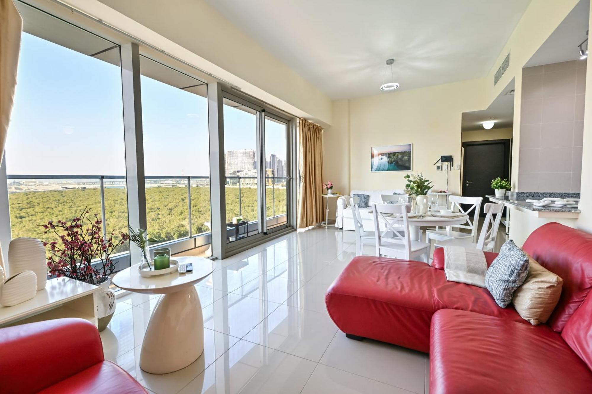 Apartment Full Sea & Mangroves View - Al Reem - 5 People
